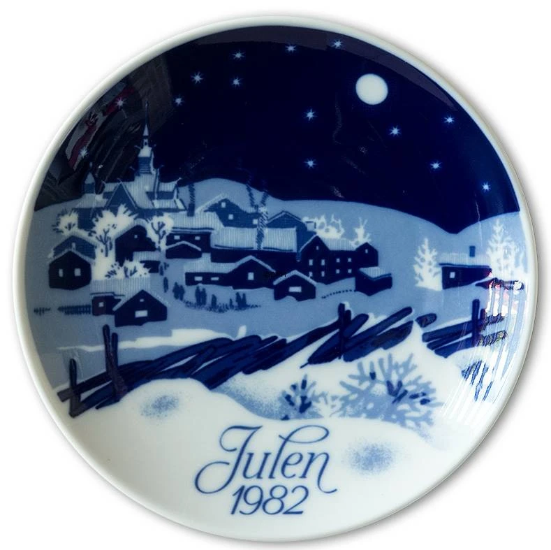 1982 Porsgrund Christmas Plate 3 1982 Porsgrund Christmas Plate