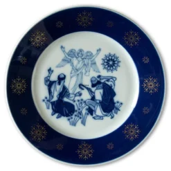 1974 Porsgrund De Luxe Christmas Plate, The Shepherds