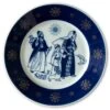 1975 Porsgrund De Luxe Christmas Plate, Jesus On The Road To The Temple