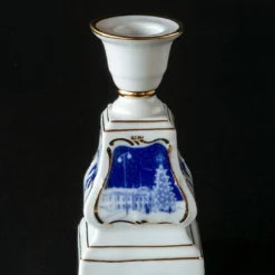 Candlestick Christmas In Blekinge 1976 City Hall Karlskrona -Outlet Rosenthal Store RAXL08 b