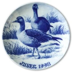 1998 Royal Heidelberg Christmas Plate, Greylag Goose