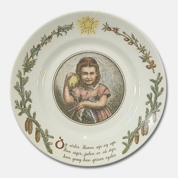 Peters Jul Christmas Plate No. 3, Royal Copenhagen 3 Peters Jul Christmas Plate No. 3, Royal Copenhagen