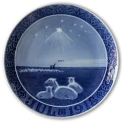 Shepherds In A Meadow On Christmas Night 1918, Royal Copenhagen Christmas Plate