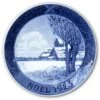 Royal Copenhagen 1923 Christmas Plate With French Text