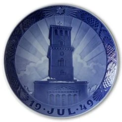 The Cathedral Of Copenhagen 1949, Royal Copenhagen Christmas Plate