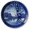 Feeder In The Deergarden Outside Copenhagen 1952, Royal Copenhagen Christmas Plate