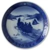 Sledge In Snowy Landscape 1964, Royal Copenhagen Christmas Plate