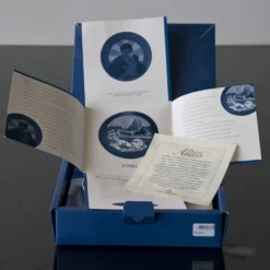 1999 Royal Copenhagen Christmas Plate Italian -Outlet Rosenthal Store RX1999 I c