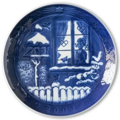 Watching The Birds 2001, Royal Copenhagen Christmas Plate