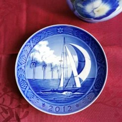 Horn's Reef 2012, Royal Copenhagen Christmas Plate -Outlet Rosenthal Store RX2012 b