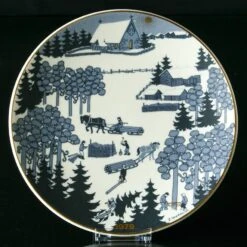 1979 Christmas Plate Arabia, Designed By Raija Uosikkinon