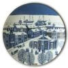 1989 Christmas Plate Arabia -Outlet Rosenthal Store XAX1989