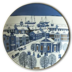 1989 Christmas Plate Arabia