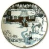 1991 Christmas Plate Arabia -Outlet Rosenthal Store XAX1991