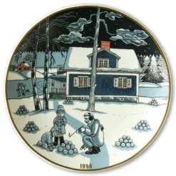 1994 Christmas Plate Arabia