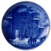 Berlin Design Christmas Plate 1976 Christmas Eve In Augsburg (German Text) -Outlet Rosenthal Store XBDX1976 W
