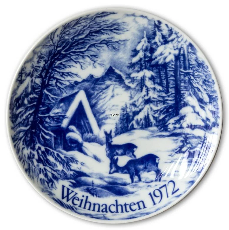 1972 Bavaria Christmas Plate 3 1972 Bavaria Christmas Plate