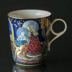 1982 Rorstrand Christmas Poetry Mug, Shepherds In Bethlehem