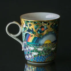 1987 Rorstrand Christmas Poetry Mug, Behold How The Night Flees 7 1987 Rorstrand Christmas Poetry Mug, Behold How The Night Flees -Outlet Rosenthal Store XRPK1987 b