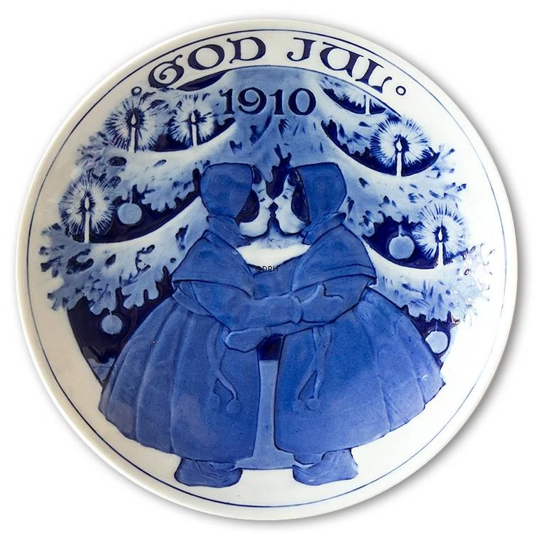 1910 Rorstrand Christmas Plate 3 1910 Rorstrand Christmas Plate