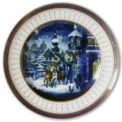1981 Tettau Christmas Anniversary Plate Plate 10 Years (1972-1981)