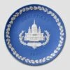 1972 Wedgwood Christmas Plate St. Paul's Cathedral -Outlet Rosenthal Store XWX1972